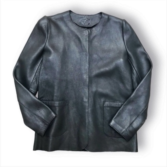 My Dear Tejas Deerskin KNICKERBOCKER ONE-OF-A-KIND Leather Jacket - Picture 2 of 16